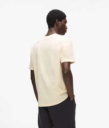 Karl Lagerfeld Stripe Logo T-Shirt Whitecap Grey