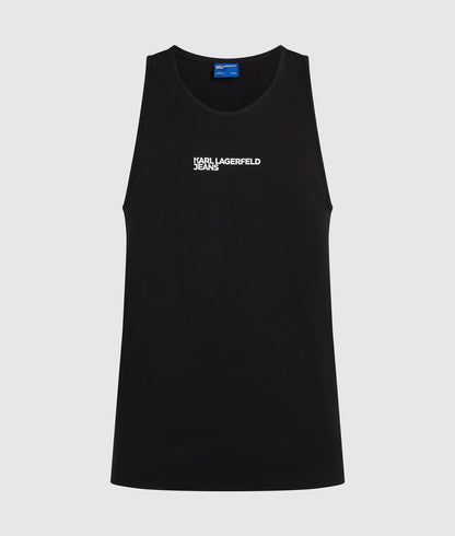 Karl Lagerfeld Logo Tank Top Black