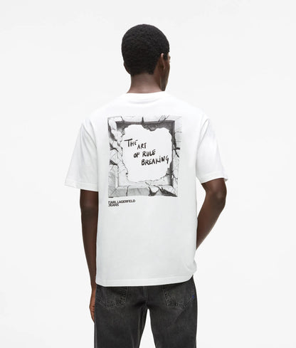 Karl Lagerfeld Rule Breaking T-Shirt White