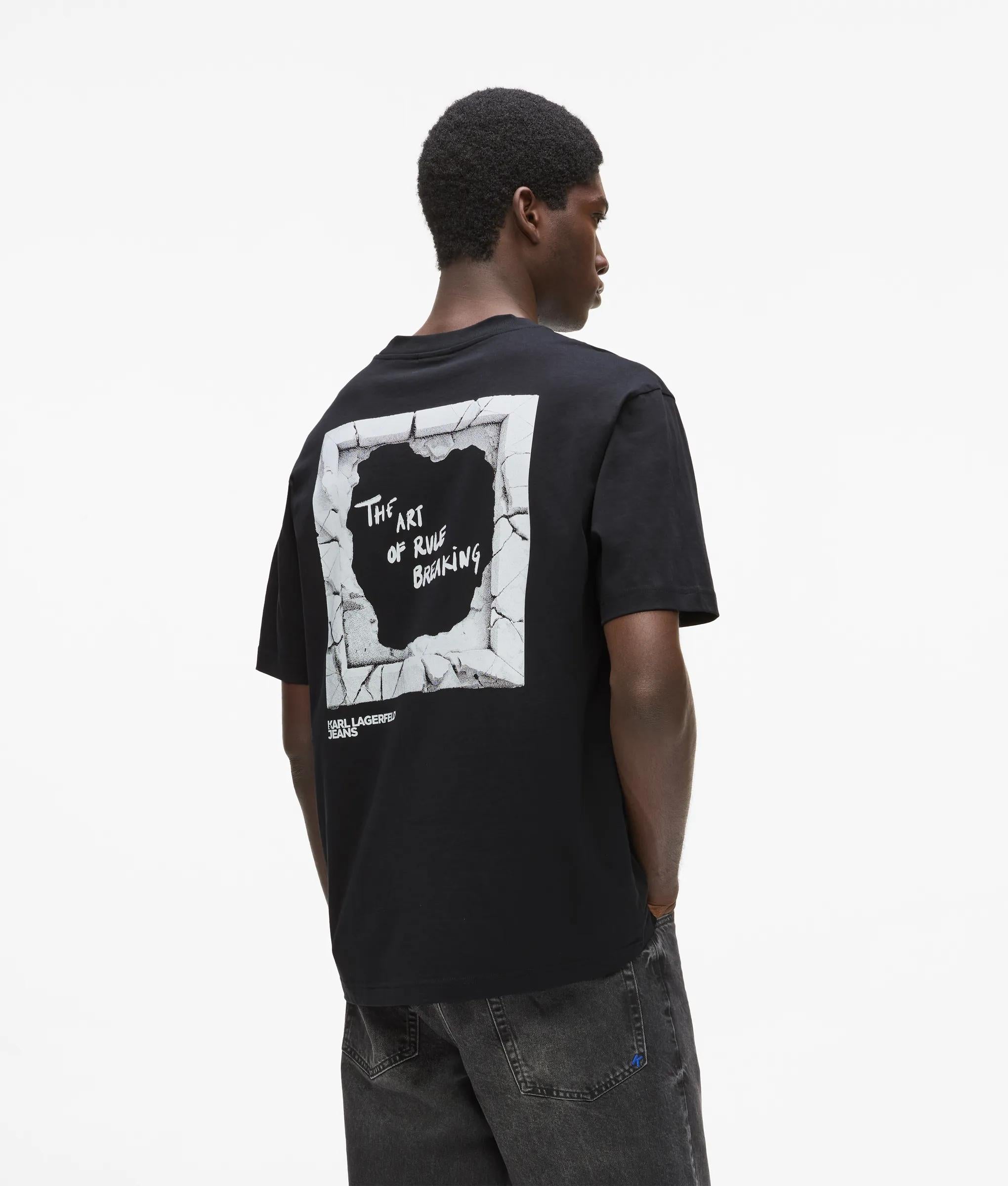 Karl Lagerfeld Rule Breaking T-Shirt Black