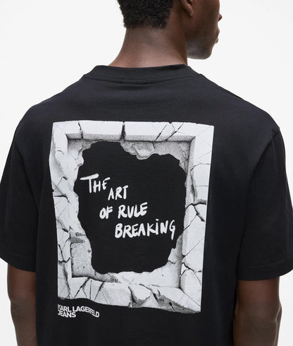 Karl Lagerfeld Rule Breaking T-Shirt Black