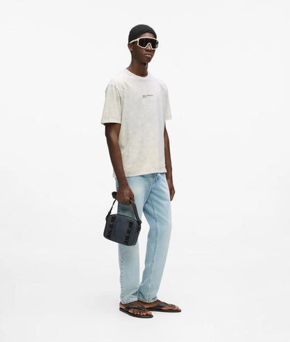 Karl Lagerfeld Washed Relaxed T-Shirt Micro Chip