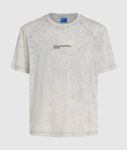 Karl Lagerfeld Washed Relaxed T-Shirt Micro Chip