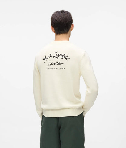 Karl Lagerfeld Côte D'Azur Sweater Cannoli Cream