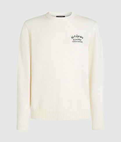 Karl Lagerfeld Côte D'Azur Sweater Cannoli Cream