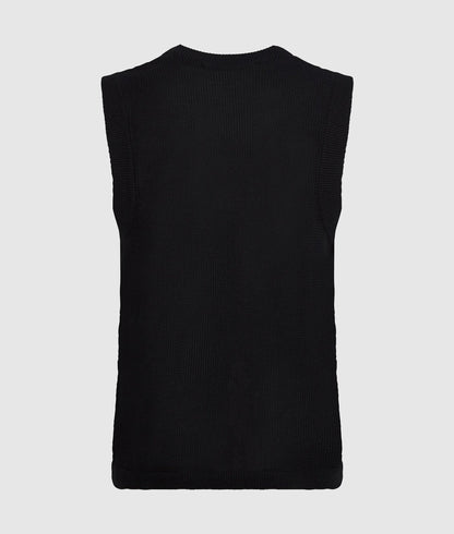 Karl Lagerfeld Knit Tank Top Black