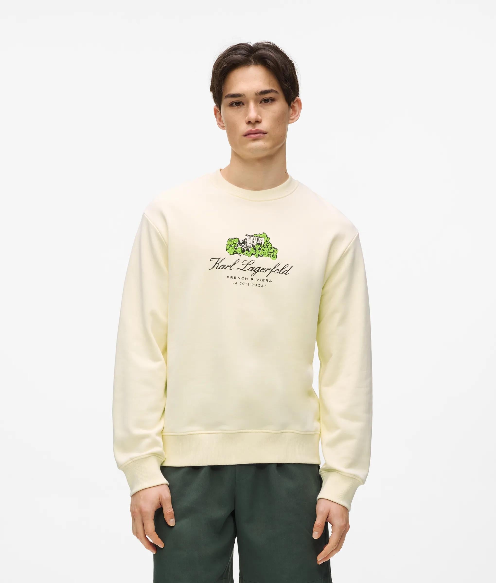 Karl Lagerfeld Villa La Vigie Sweatshirt Cannoli Cream