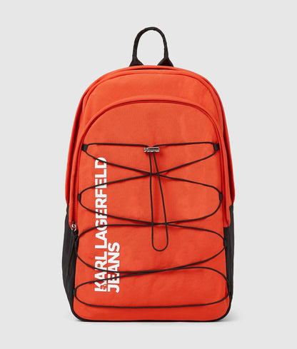 KarlLagerfeld Utility Drawstring Backpack Grenadine