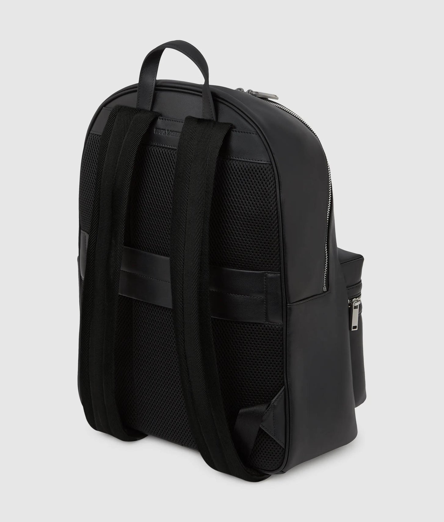 KarlLagerfeld Monogram Patch Backpack Black