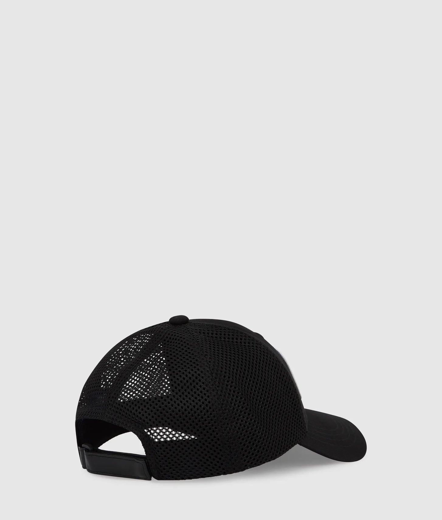 Karl Lagerfeld Logo Patch Trucker Cap Black