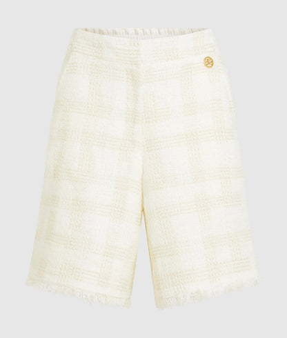 Karl Lagerfeld Bouclé Bermuda Shorts Pristine