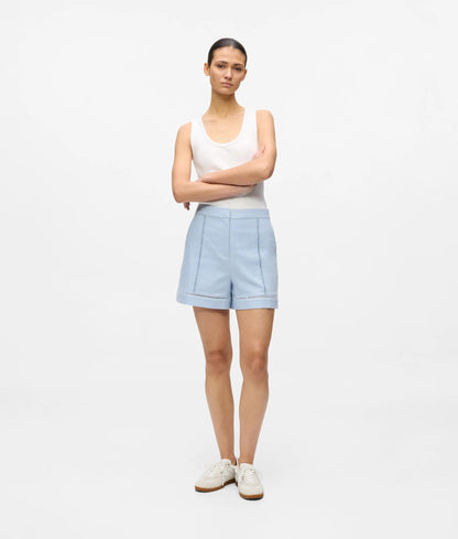 Karl Lagerfeld Cut-Out Embroidery Shorts Kentucky Blue