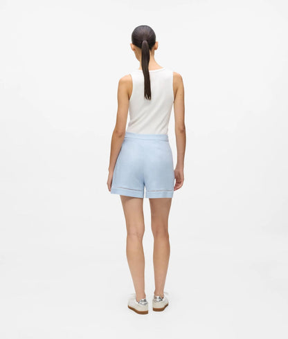 Karl Lagerfeld Cut-Out Embroidery Shorts Kentucky Blue
