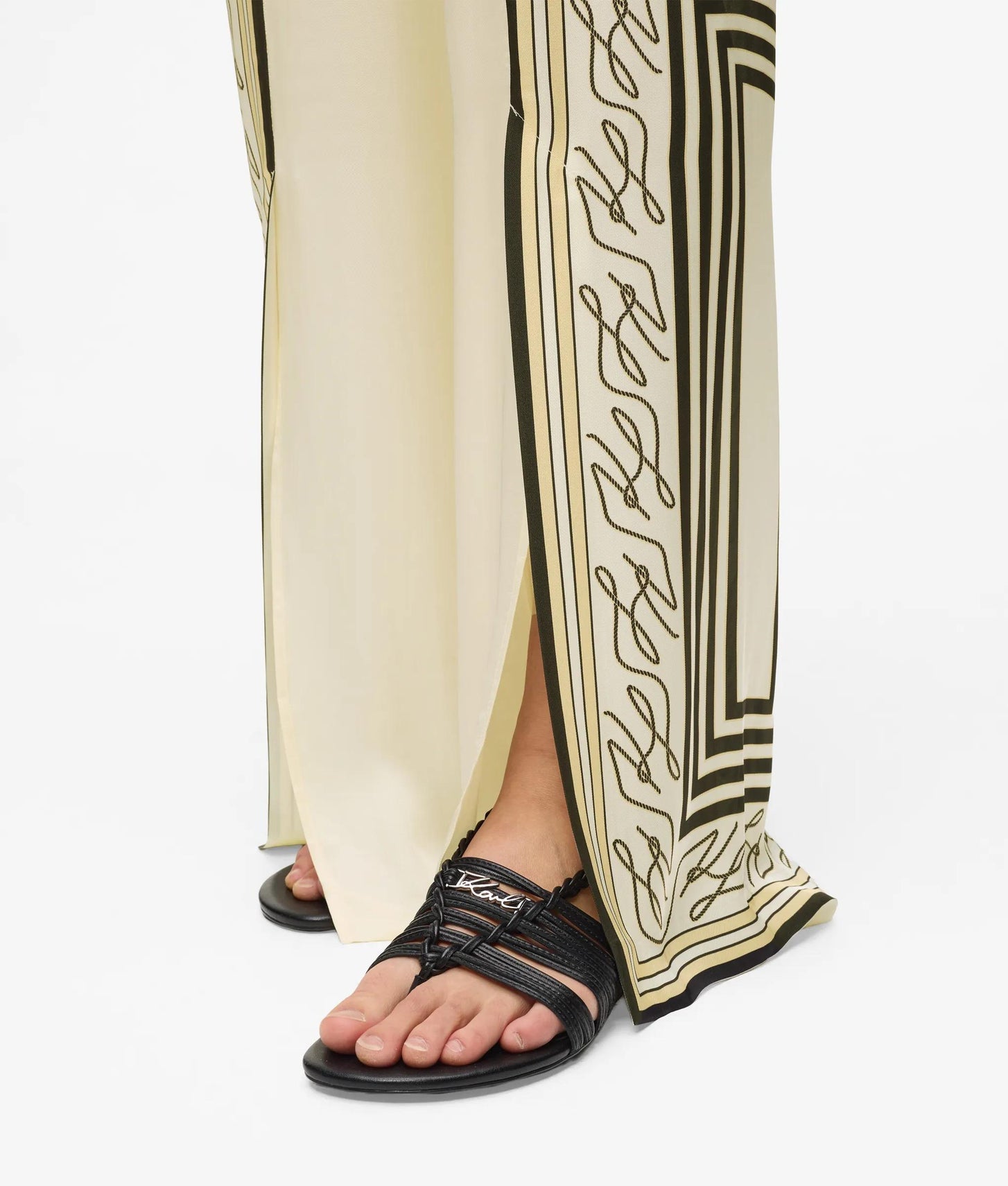 Karl Lagerfeld Scarf Print Pajama Pants Pristine