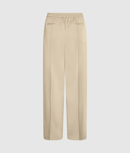 Karl Lagerfeld Wide-Leg Satin Pants Champagne