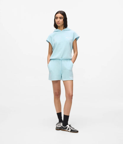 Karl Lagerfeld Logo Toweling Shorts Corydalis Blue