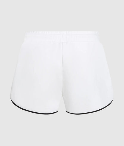 Karl Lagerfeld Logo Sweat Shorts White