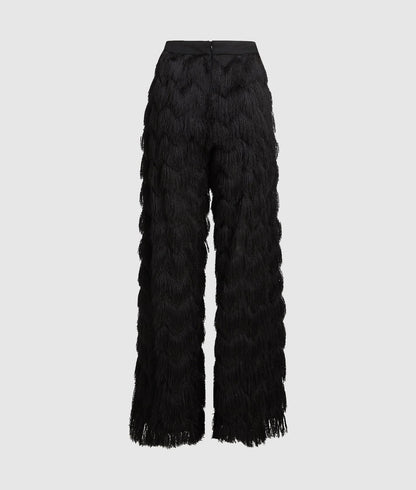 Karl Lagerfeld Kl Studio Fringe Pants Black