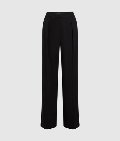 Karl Lagerfeld Kl X Amber Valletta Structured Suit Pants Black