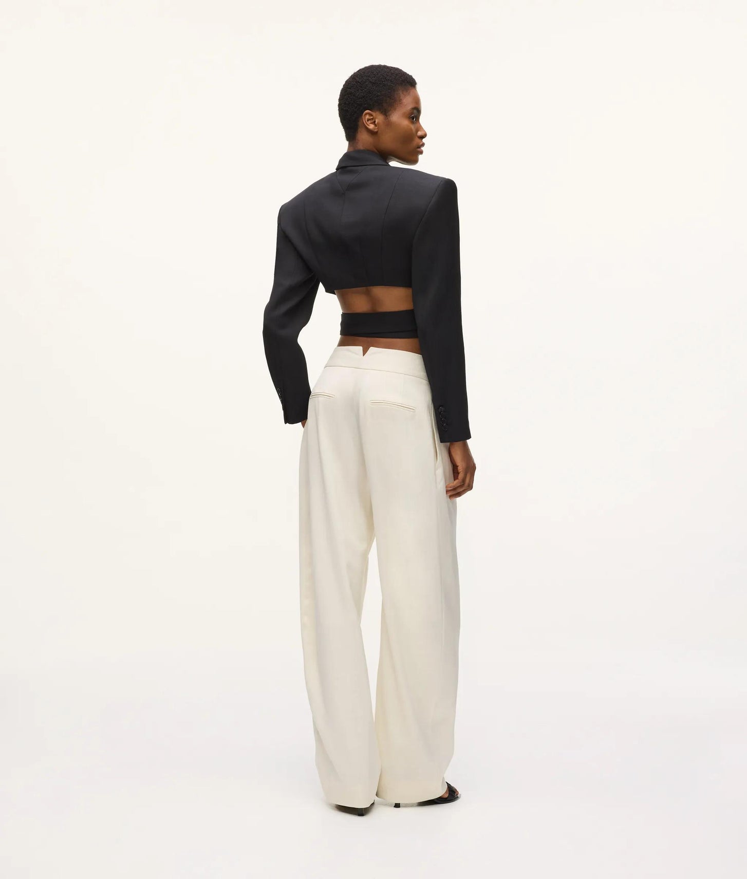 Karl Lagerfeld Kl Studio Barrel Leg Pants Pristine