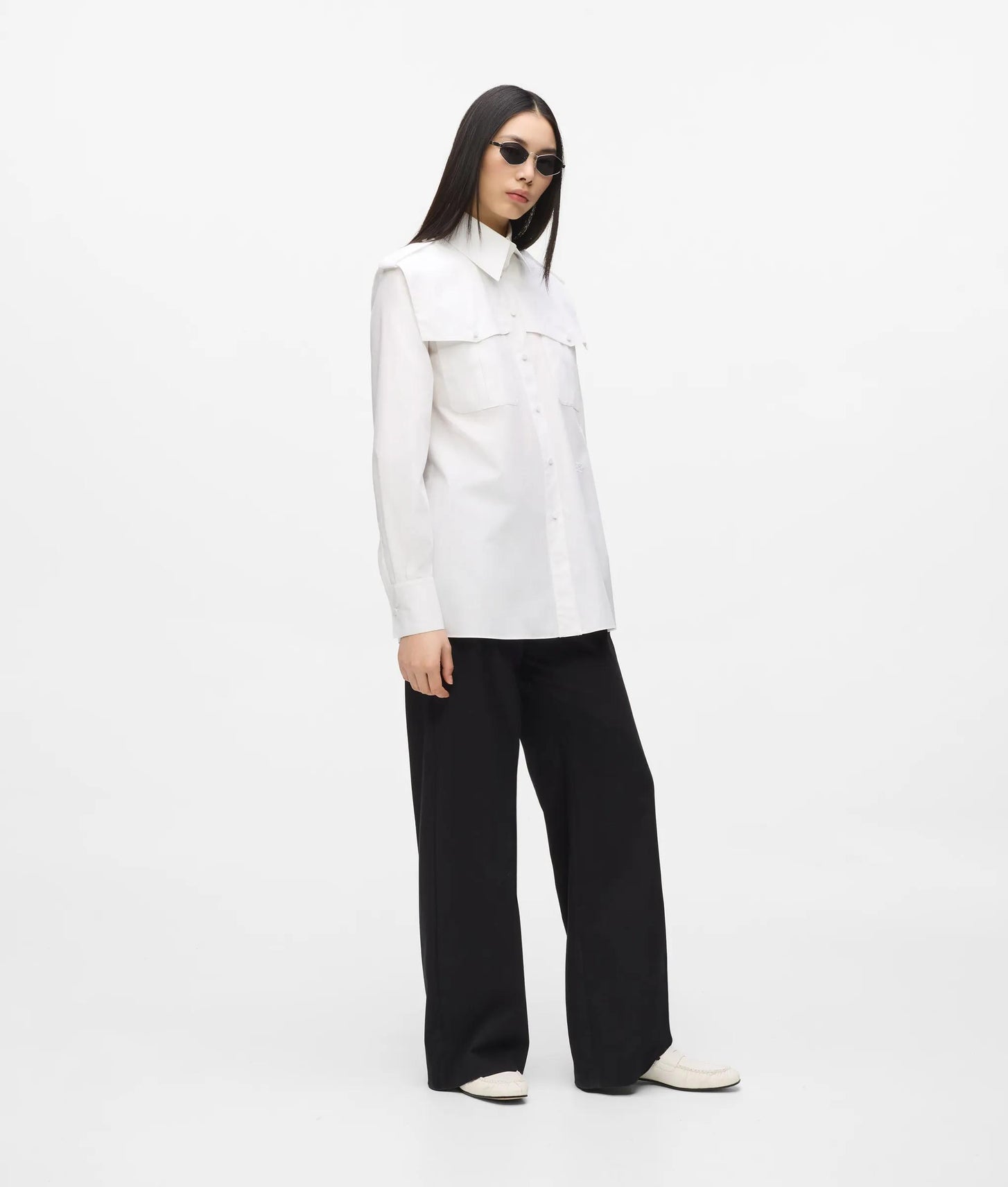 Karl Lagerfeld Archive Poplin Shirt White