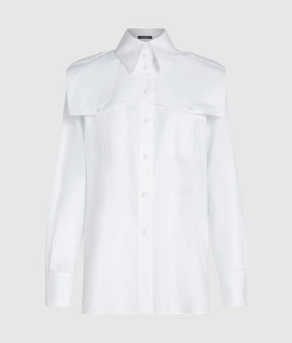 Karl Lagerfeld Archive Poplin Shirt White