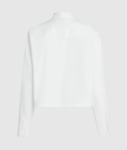 Karl Lagerfeld Logo Oxford Shirt White