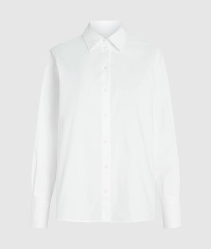 Karl Lagerfeld Classic Relaxed Poplin Shirt White