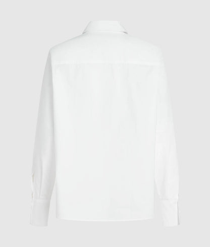 Karl Lagerfeld Classic Relaxed Poplin Shirt White