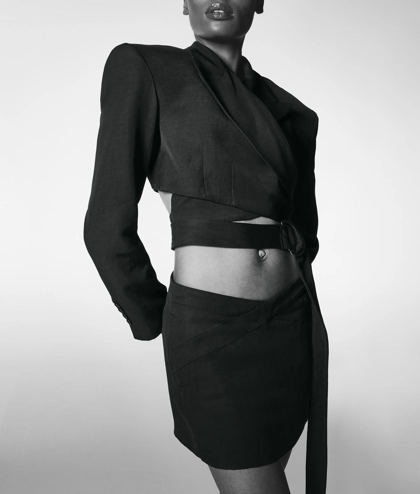 Karl Lagerfeld Kl Studio Mini Skort Black