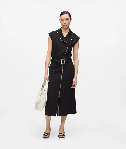 Karl Lagerfeld Jersey Biker Maxi Skirt Black