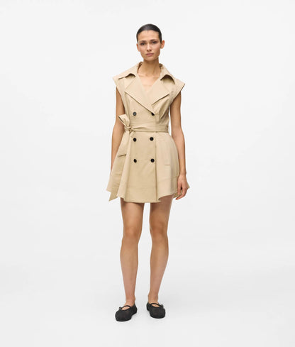 Karl Lagerfeld Kl X Amber Valletta Trench Dress Safari