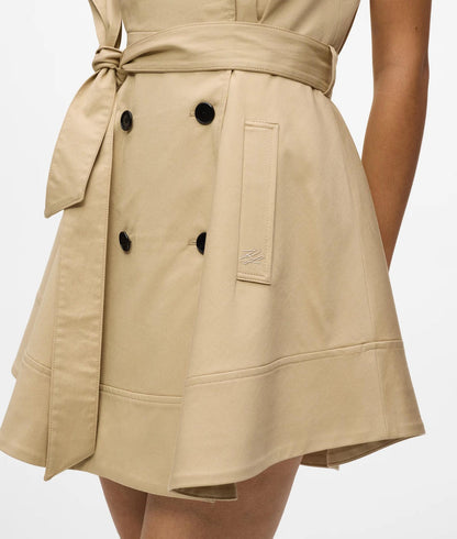 Karl Lagerfeld Kl X Amber Valletta Trench Dress Safari