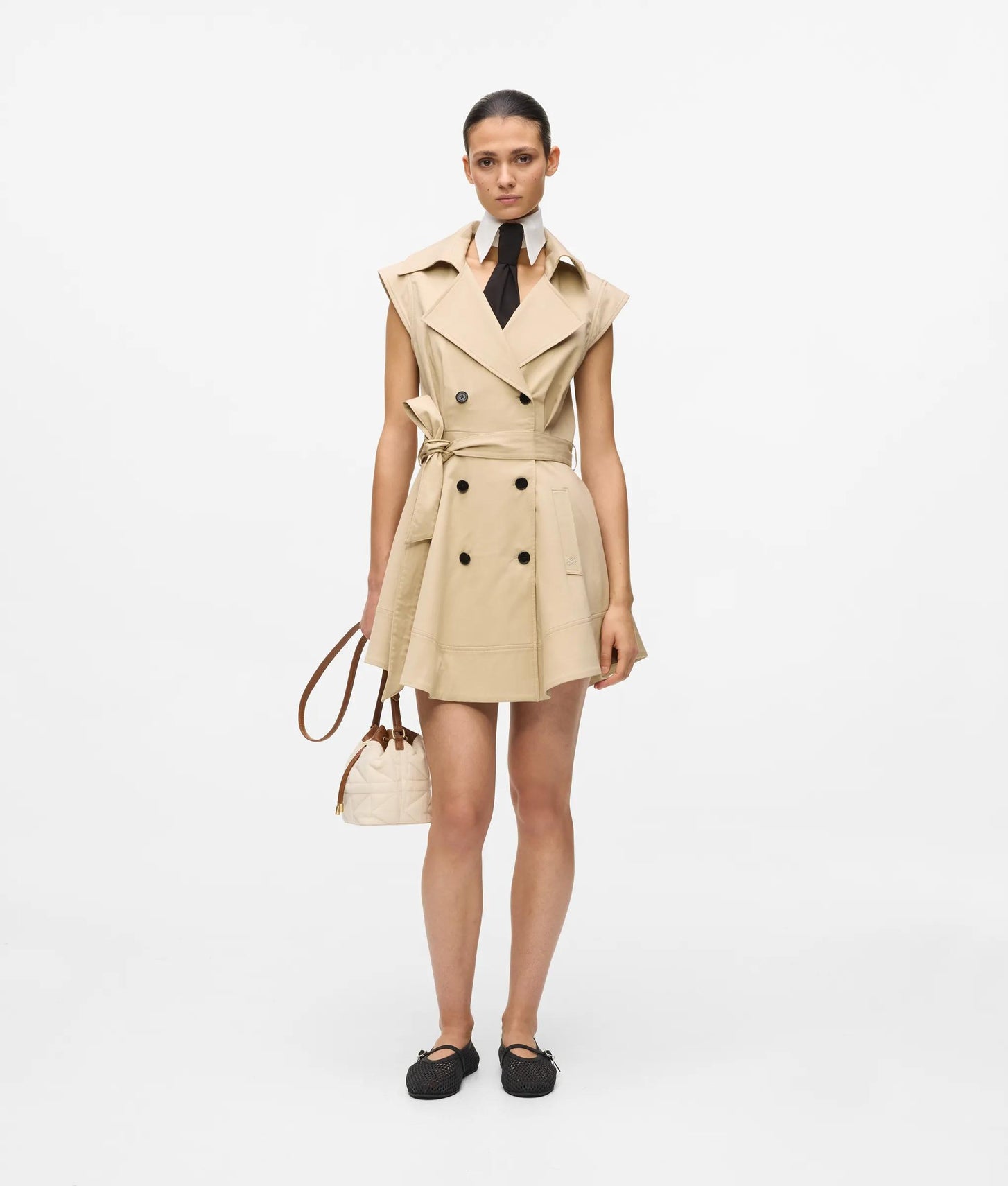 Karl Lagerfeld Kl X Amber Valletta Trench Dress Safari
