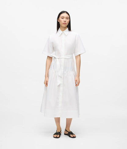 Karl Lagerfeld Midi Shirt Dress White