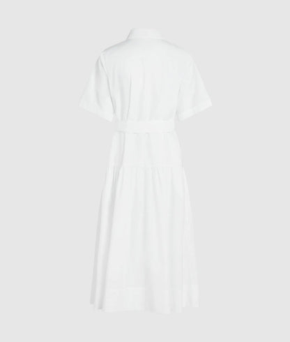 Karl Lagerfeld Midi Shirt Dress White
