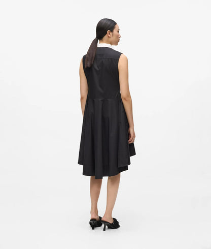Karl Lagerfeld Bow Detail Shirt Dress White/Black