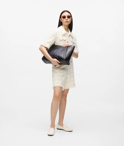 Karl Lagerfeld Short-Sleeved Bouclé Blazer Pristine