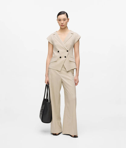 Karl Lagerfeld Cap-Sleeved Blazer Safari