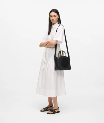 KarlLagerfeld Kcircle Small Mesh Tote Bag Black