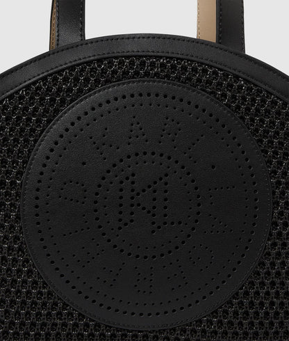 KarlLagerfeld Kcircle Small Mesh Tote Bag Black