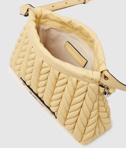 KarlLagerfeld Kweave Chain Crossbody Bag Sunlight