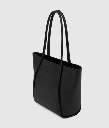 KarlLagerfeld Kautograph Patch Medium Tote Bag Black-Nickel