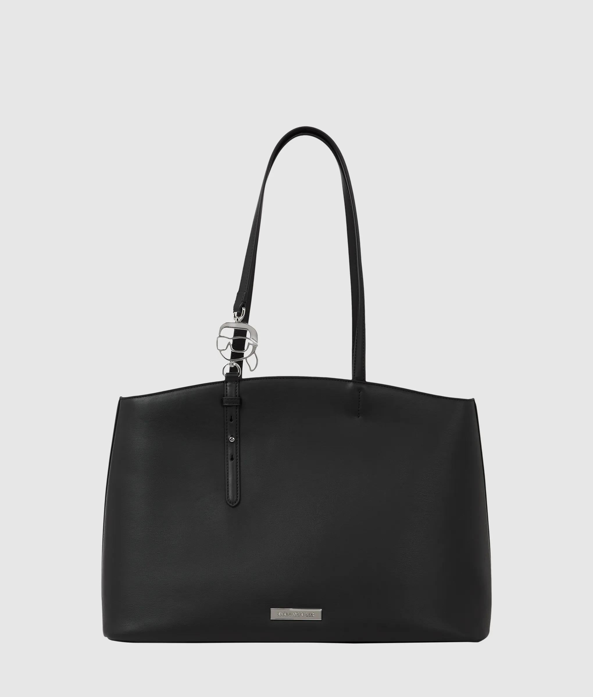 KarlLagerfeld Ikon Smooth Large Tote Bag Black