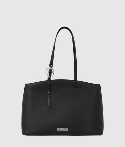 KarlLagerfeld Ikon Smooth Large Tote Bag Black