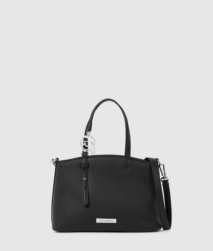 KarlLagerfeld Ikon Smooth Small Tote Bag Black