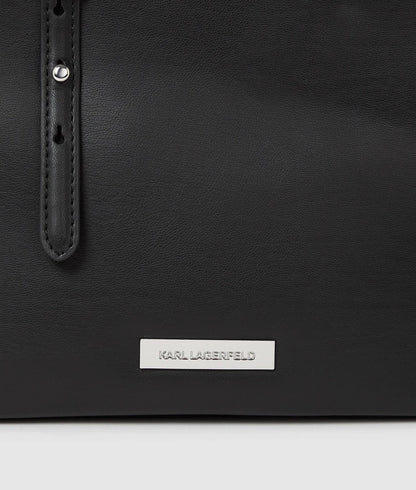 KarlLagerfeld Ikon Smooth Small Tote Bag Black