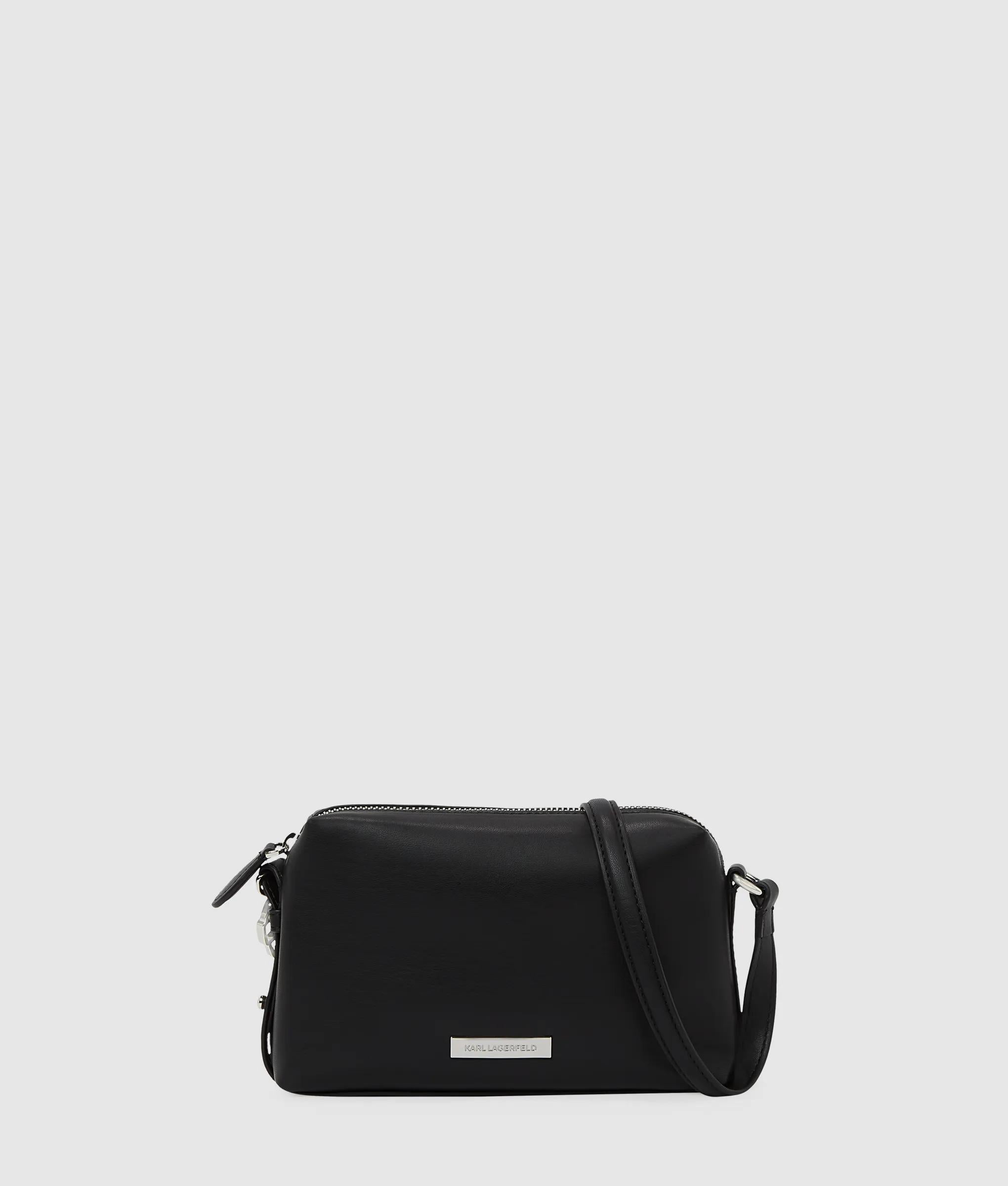 KarlLagerfeld Ikon Smooth Camera Bag Black