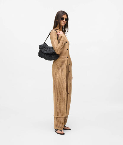 Karl Lagerfeld Crochet Knit Pants Nougat