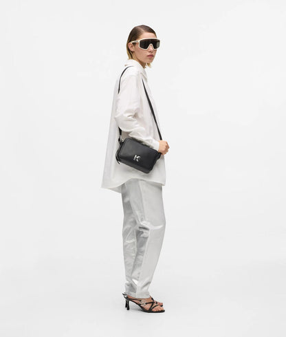 KarlLagerfeld Twin Strap Camera Bag Black